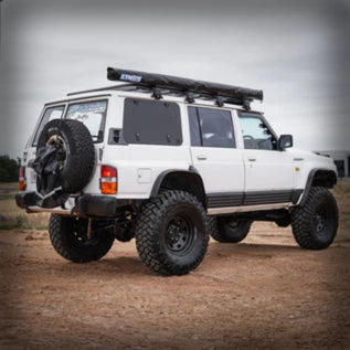 Enhanced Offroad Solutions Noons Nooons Y62 Nissan Patrol Hermosa Blue with Method Race Wheels 4WD modification specialists in Caloundra Brisbane QLD Jeep Wrangler Rubicon GU GQ Patrol White Emuwing