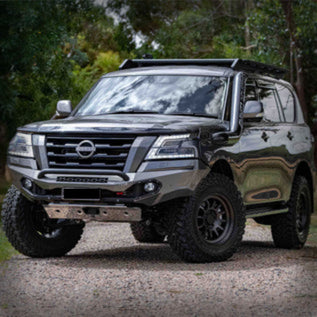 Enhanced Offroad Solutions Noons Nooons Y62 Nissan Patrol Hermosa Blue with Method Race Wheels 4WD modification specialists in Caloundra Brisbane QLD Nissan Patrol S5 Y62