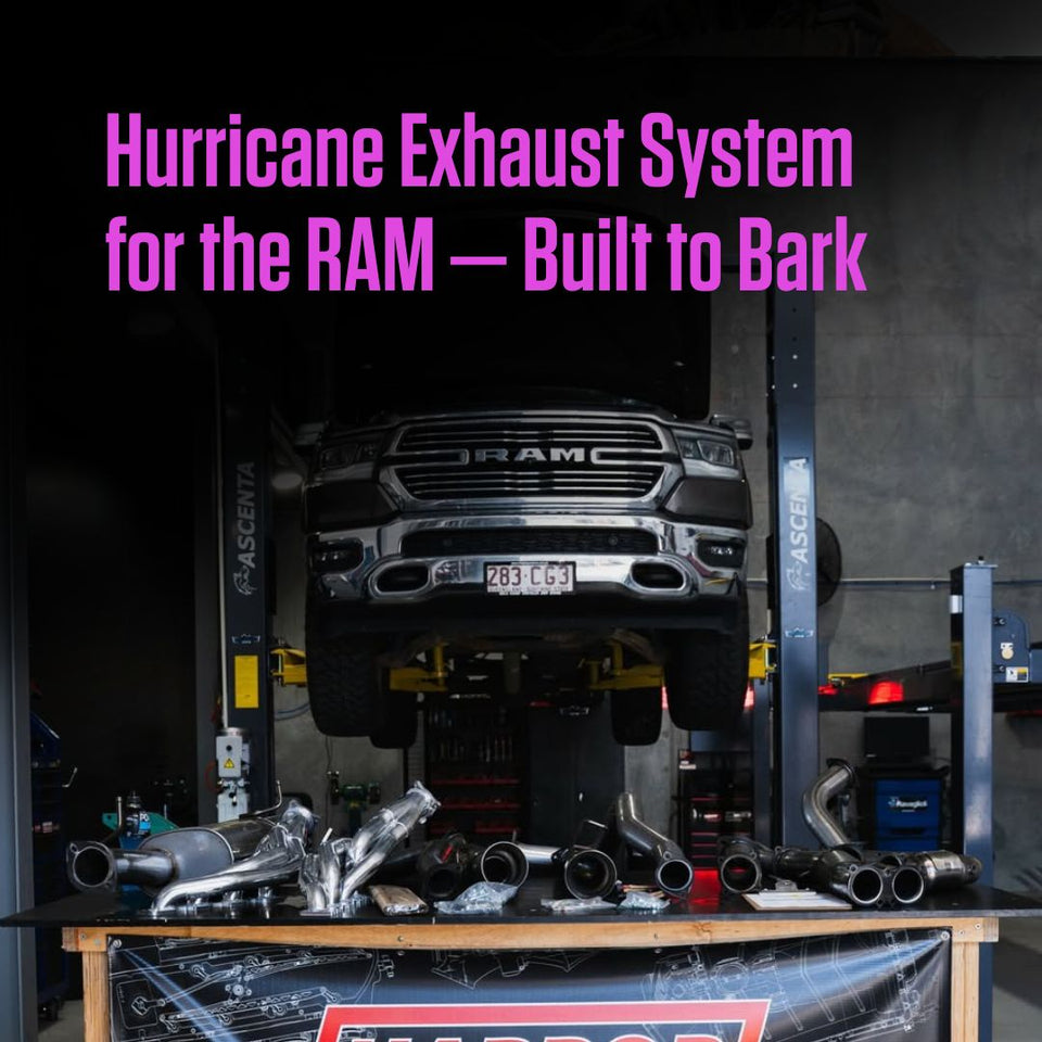 RAM Hurricane exhaust upgrade in caloundra Sunshine Coast Enhanced Offroad Solutions QLD