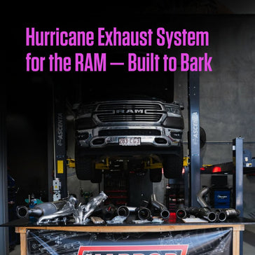 RAM Hurricane exhaust upgrade in caloundra Sunshine Coast Enhanced Offroad Solutions QLD