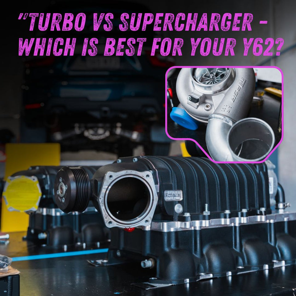 This is an image of a Turbo Vs Supercharger for a Nissan Patrol Y62 in Sunshine Coast Caloundra Brisbane QLD