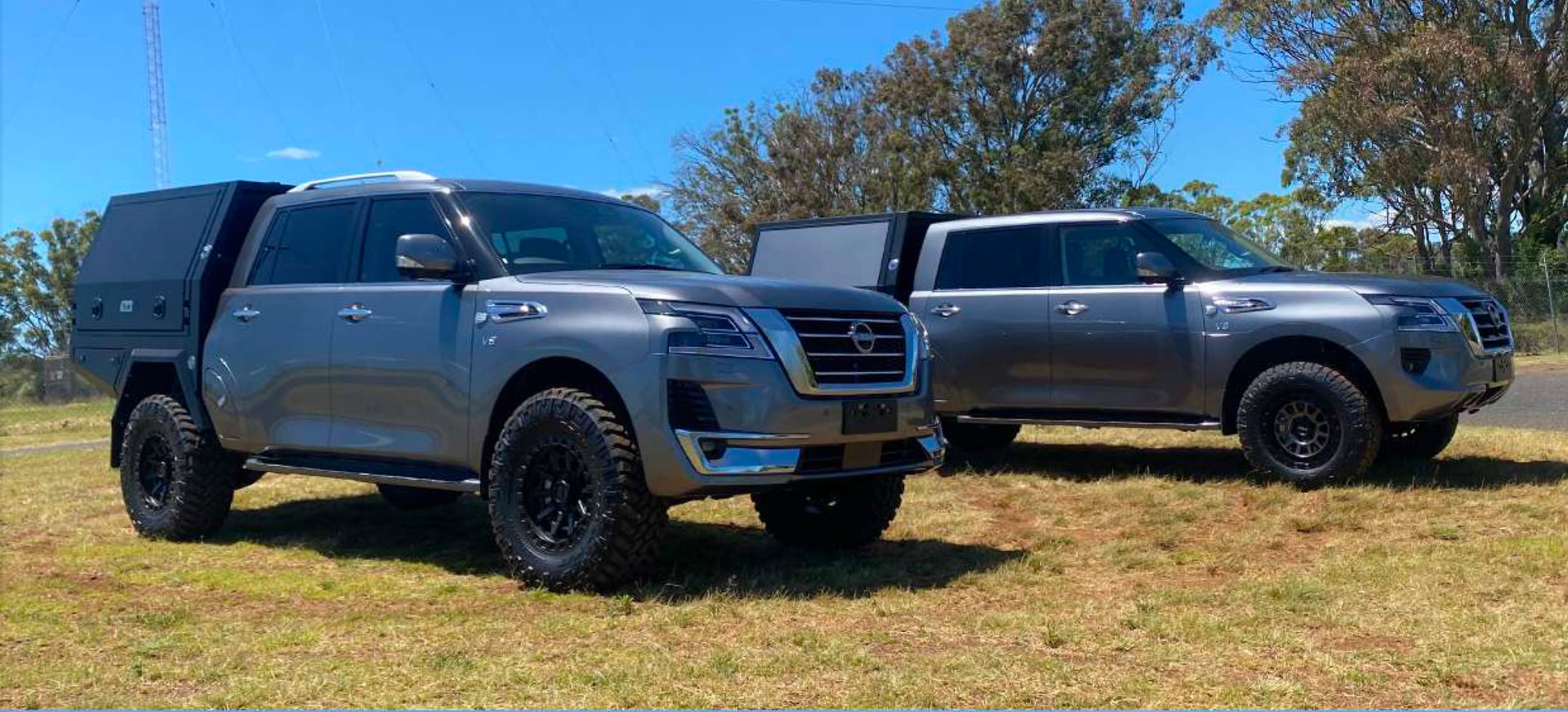 This is an image of a Nissan Patrol Y62 that is modified by 4WD specialists Enhanced Offroad in Caloundra Brisbane QLD